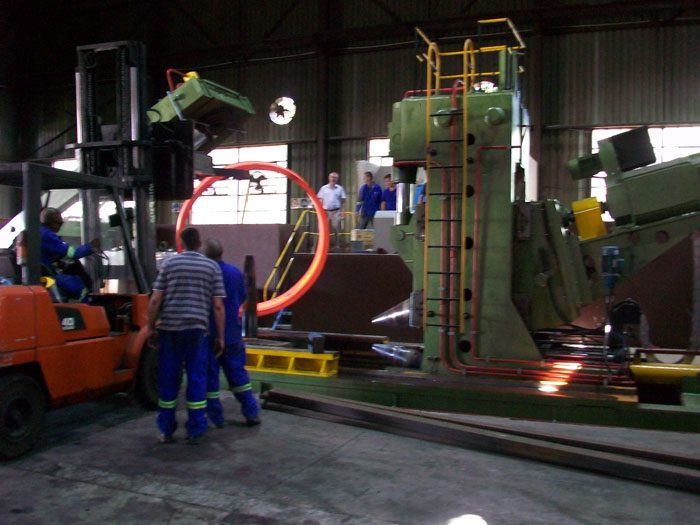 D53K CNC radial-axial ring rolling machine line